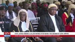 CHIEF JUSTICE HASSAN B. JALLOW RETIRES AFTER HISTORIC LEGAL CAREER.