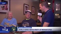 Brewers fans gather at Moran's Pub for South Milwaukee watch party ahead of Game 4