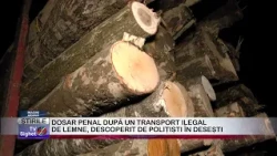 CRIMINAL INVESTIGATION AFTER ILLEGAL TIMBER SHIPMENT DISCOVERED BY POLICE IN DESEȘTI