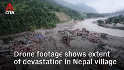 Nepal-Tibet flood aftermath: Drone footage shows extent of devastation in Nepal village
