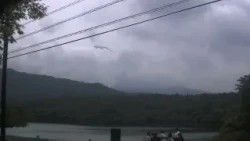 西湖ライブカメラ タイムラプス映像（2026年7月4日） 提供：UTYテレビ山梨