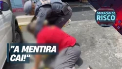 "You're acting crazy!": Officer gets furious when confronting man with a fake gun