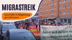 Migrant strike in Magdeburg 08/26/2026