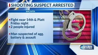 Two teens injured in north Wichita shooting; suspect arrested