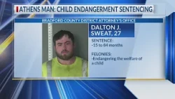 Athens man sentenced for kicking child in the back