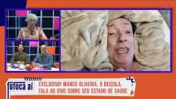 Exclusive: Beiçola joins Fofoca Aí live from the hospital