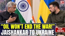Zelenskyy Meets Jaishankar: India Defends Russian Oil As Ukraine Pushes For Peace | World News