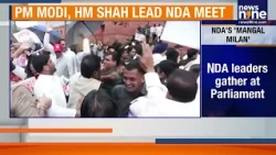 NDA’s ‘Mangal Milan’ Meet: PM Modi, Amit Shah Wave Tricolour Ahead Of I-Day