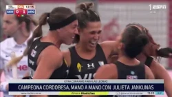 Campeona cordobesa con Las Leonas