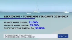ΤΟΥΡΙΣΜΟΣ ΓΙΑ ΟΛΟΥΣ 2026 2027 - ΑΝΟΙΓΕΙ Η ΠΛΑΤΦΟΡΜΑ ΑΙΤΗΣΕΩΝ