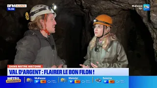 A visit to the Val d'Argent mines with Mélina Fonck and Adrien Petiteau