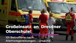 Respiratory irritation at Dresden high school - evacuation | Saxony Television
