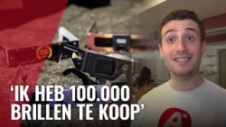 Lange rij om eclipsbril te kopen