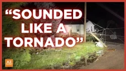 Possible tornado downs power poles, damages homes in Heber-Overgaard