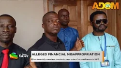 Financial Misappropriation: Ejisu Assembly members resolve to pass vote of no confidence in MCE.
