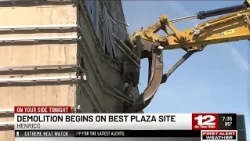 Demolition begins on Best Plaza site