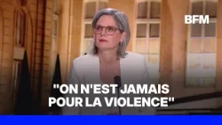 Lycées bloqués: "On n'est jamais pour la violence", affirme Sandrine Rousseau