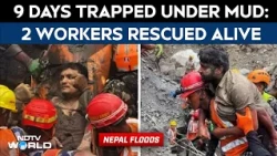 Nepal Rescue | 9 Days Trapped Under Mud: 2 Workers Rescued Alive In Nepal