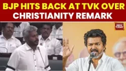 Tamil vs Christianity Row: BJP Targets TVK Minister Mari Wilson Over Assembly Remark | India Today