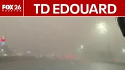 Tropical Depression Edouard brings bad weather Thursday night