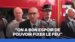Fontainebleau fire "could be arson," according to the Interior Minister