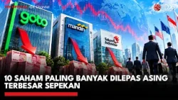 10 Saham Paling Banyak Dilepas Asing Terbesar Sepekan | IDXC UPDATE