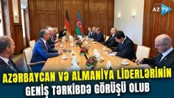 Prezident İlham Əliyevin Almaniya Prezidenti Frank-Valter Ştaynmayer ilə geniş tərkibdə görüşü olub