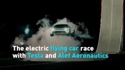 The electric flying car race with Tesla and Alef Aeronautics