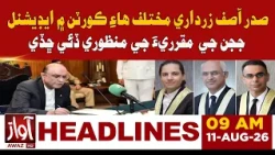 President Approves Appointment of Additional Judges in Various High Courts | 09 AM Headline News