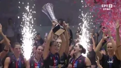 Ο Πανιώνιος κάνει το back-to-back στο Super Cup | Η απονομή του τροπαίου στις «Κυανέρυθρες»
