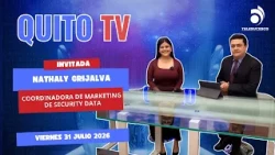 QUITO TV INTERVIEW JULY 31, 2026 Nathaly Grijalva Marketing Coordinator at Security Data