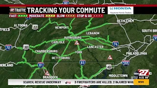 I-83 southbound lanes closed due to multi-vehicle crash