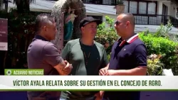 Víctor Hugo Ayala recounts his work as a Rionegro City Councilor