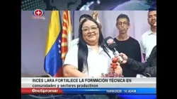 INCES Lara strengthens technical training in communities and productive sectors