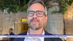 CASTELVETRANO: FEW PEOPLE AT LAST SATURDAY'S GEN Z REVOLUTION PROTEST