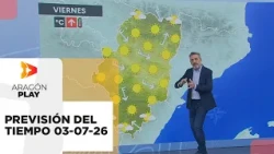 Weather forecast for Friday, July 3, 2026