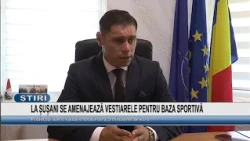 LOCKER ROOMS BEING RENOVATED FOR THE SPORTS FACILITY IN ȘUȘANI