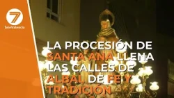 The Santa Ana procession fills the streets of Albal with faith and tradition