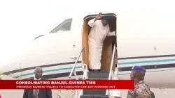 PRESIDENT BARROW DEPARTS FOR CONAKRY