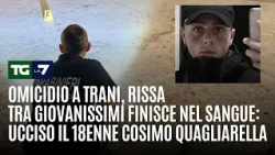Murder in Trani, brawl between youths ends in bloodshed: 18-year-old Cosimo Quagliarella killed