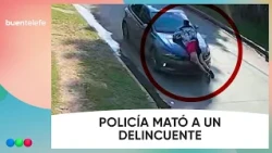 POLICE OFFICER SHOT AND KILLED A CRIMINAL who tried to steal his truck in Virrey del Pino #BuenTe...