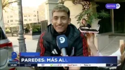 The River fan who went to see Paredes among all the Boca fans!