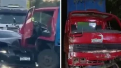 Four injured in chain-reaction crash involving truck, cars, and motorcycle in Ypané