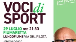 Ciccio Graziani in Fiumaretta for Voci di sport 07/26/26