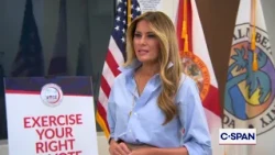 First Lady Melania Trump on brokered ceasefire in Oleshky, Ukraine