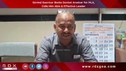 Govind Gaonkar Backs Sanket Arsekar for MLA, Calls Him Able & Effective Leader