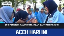 500 Early Childhood Educators Join Himpaudi Fun Walk | Banda Aceh News Today