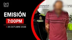 Emisión Noticias RCN 7:00 p.m. / domingo 25 de octubre de 2026