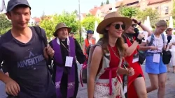 From Myślenice to Jasna Góra. Pilgrims have set off on a multi-day journey