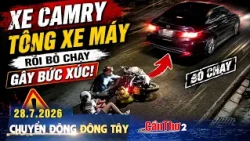 Camry hits motorcycle and flees, sparking outrage | East-West Motion 7/25/2026 | Can Tho